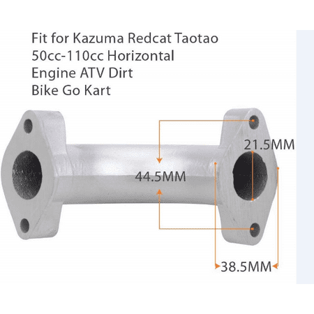 Intake Manifold Pipe for 50cc 70cc 90cc 110cc Roketa Redcat Taotao ATV Dirt Bike Go Kart