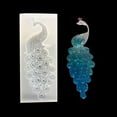 thumbnail image 3 of XIANXIAN Transparent Peacock Silicone Mold Silicone Mould Diy Craft Jewelry Pendant Epoxy Resin Tool Diy Art Craft Tools Set for Beginners, 3 of 5