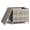 Grey, variant on Buytoshop Outdoor PE Wicker Side Table with Storage, Patio Rattan End Table Square Container for Toys and Gardening Tools,Black