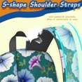 thumbnail image 5 of Pioneer Flower Floral Print Pattern 17" School Backpacks for Teens,Waterproof Oxford Fabric,S-Shape Padded Straps for School,Travel,Hiking,Camping, 5 of 5
