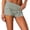 A-Light Green172, variant on XIAONU Mens Stripe Print Shorts Wide Waistband Slim Cut Sport Bottoms
