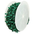 thumbnail image 1 of Queens of Christmas WL-C9-6G C9 Socketed Cord Set - E17 Sockets  Green Wire  1000 Feet  6 in. Spacing, 1 of 1