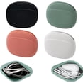 thumbnail image 1 of Bolsa de almacenamiento de silicona, organizador portátil de auriculares con cable de silicona, estuche de almacenamiento de cable de datos, organizador de cable de carga USB multifunción para el hoga, 1 of 7