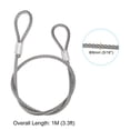 thumbnail image 2 of Unique Bargains Stainless Steel Cable, PVC Coated 5/16' Wire Rope for Deck Railing 3.3ft, 2 of 4