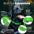 thumbnail image 4 of Regal Dog Products Waterproof Biothane Dog Collar and Leash Set with Double Buckle, 5 ft Leash, Small, Light Green, 4 of 10