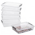 thumbnail image 1 of Caja contenedora plástica transparente con clip ITYLIFE CITYLIFE, 6 piezas, 1 of 9