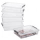 thumbnail image 1 of Caja contenedora plástica transparente con clip ITYLIFE CITYLIFE, 6 piezas, 1 of 9