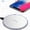 White, variant on Wireless Charger Desktop Disc Frosted Metal,15W Fast Wireless Charging Pad with Breathing Light, Universal Qi Charger