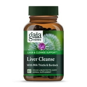 Gaia Herbs Liver Cleanse Liquid Phyto-Capsules, 60 Count