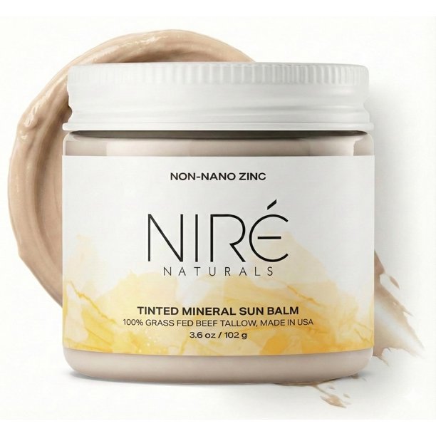 Bálsamo solar mineral con color Niré Naturals, zinc 102 g