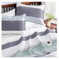 thumbnail image 3 of TiaGOC King Size Quilt Set Sage Green, 3 Pieces Mint Green Ultra Soft Lightweight Bedspreads & Coverlets Set, Patchwork Striped Quilted Bedding Sets for All (1 Quilt, 2 Pillow Shams), 3 of 8