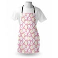 thumbnail image 4 of Romantic Apron, Love Theme Unicorns in Hearts for Valentines Day, Unisex Kitchen Bib with Adjustable Neck for Cooking Gardening, Adult Size, Pale Pink Pastel Yellow Pale Mauve, by Ambesonne, 4 of 4