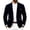 Navy, variant on ZVNAΖH Mens Corduroy Blazer Sport Coat Single Breasted Lapel Collar with Pockets