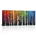 thumbnail image 2 of Visual Art Decor Abstract Colorful Tree of Life Tree Branches Picture Poster Prints Artwork Painting 12"x16" Framed Posters 3 Pack, 2 of 10