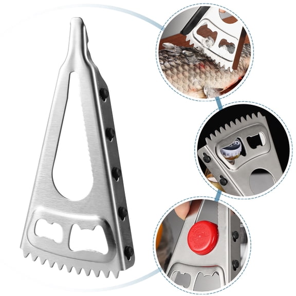 FUEENIRVA Multi-Function Manual Opener Compact Stainless Steel Kitchen Tool Set 1 Piece