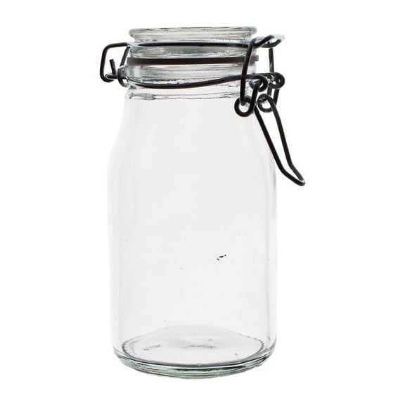 Brocalito Prichos Vidrio Transparente Con Tapa