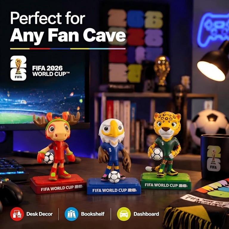 FIFA 2026 World Cup Official Licensed Mascot 5 Inch Figurines Set