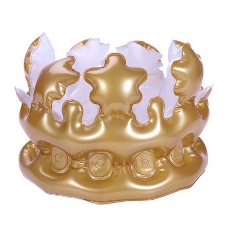 SHARKDOOK Inflatable Adult Queen Crown Fancy Party Decorations Toy (3 ...