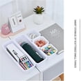 thumbnail image 5 of Drawer Organiser, Storage Box, Plastic, 8 Pieces, Black, Small Storage Basket, Boxes, Tight Storage Organizer Box, Storage For Bathrooms(white), 5 of 5