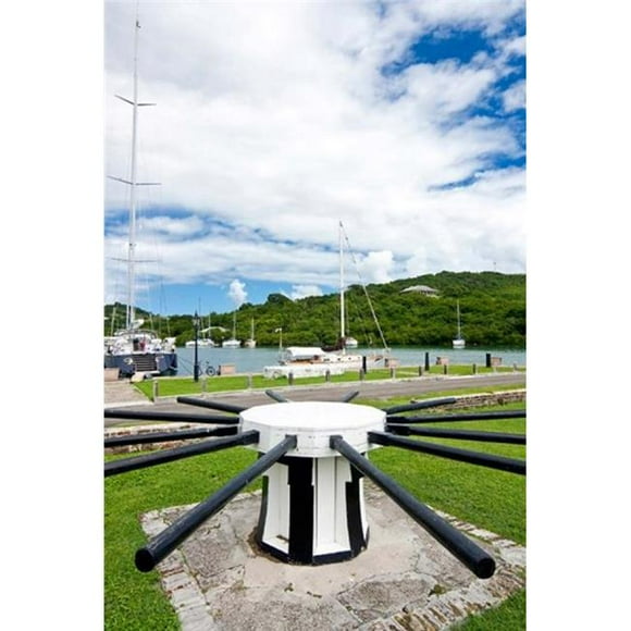 Posterazzi PDDCA03NTO0140 A Capstan Nelsons Dockyard Antigua Caribbean Poster Print by Nico Tondini - 22 x 33 in.