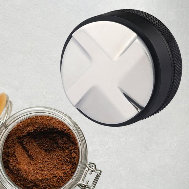lación de manipulación de café Accesorios para s de café expreso de generalizado Portafiltro de limpiar Herramientas de apisonado Negro 51mm Baoblaze Distribuidor de café