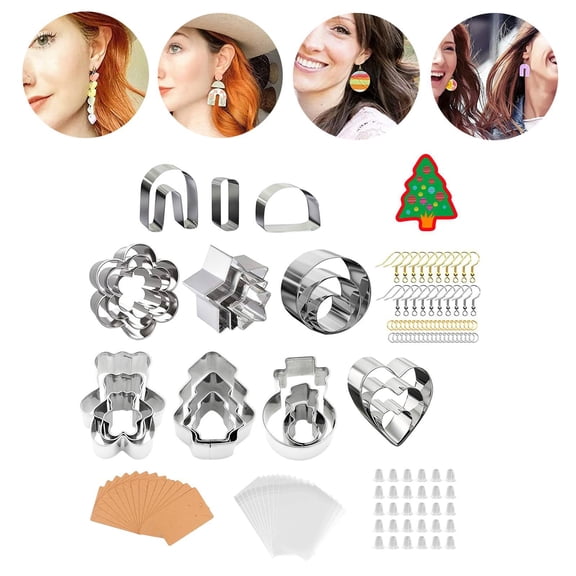 Polymer Clay Earring Jewelry Making Clay Tools Molds