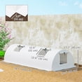 thumbnail image 3 of Outsunny Mini Greenhouse with Mesh Windows, Tunnel Growing Tent, White, 3 of 10