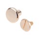 thumbnail image 2 of 30 Pcs Copper Flat Head Screws Stud Flat Fastener Belt Harness Nail Rivets Leather Notebook Craft DIY (Golden, 5mm, 6.5mm, 8mm Style), 2 of 3