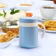 thumbnail image 1 of 420ml Portable Bird's Tremella Handle Braised Beaker Office Breakfast Braised Congee Mini Lunch Box Insulated Cup, 1 of 6