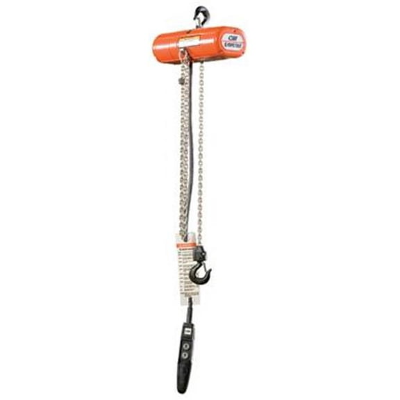 CM Shopstar 1/2 Ton Electric Chain Hoist 10' Lift 6 FPM 110V