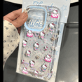thumbnail image 3 of Sanrio-funda de teléfono con lazo de Hello Kitty, carcasa Kawaii para iPhone 16, 15, 14, 13, 12, 11 Pro Max, XR, XS MAX, 7, 8 Plus, Y2K, 3 of 4