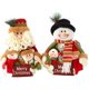 thumbnail image 5 of Decoración de mesa navideña, muñeco de peluche de Papá Noel y muñeco de nieve Adorno tradicional para fiesta temática navideña Boda Bar en casa Decoración de escenas de mesa Ormromra WMPH-1319-3, 5 of 6