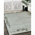 thumbnail image 3 of Ahgly Company Machine Washable Indoor Square Abstract Gunmetal Gray Area Rugs, 7' Square, 3 of 7