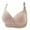 Dark Gray, variant on Herrnalise Women's Lace Edge Vertical Stripe Back Bra Padded Bra Wireless Lingerie For women
