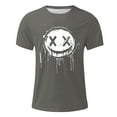 thumbnail image 4 of Blusas y camisas de manga corta y cuello redondo para hombre. Blusas/camisetas de manga corta con cuello redondo y estampado de Halloween para hombre. Blusa para hombre., 4 of 5