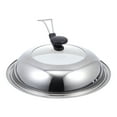 thumbnail image 6 of Yuangui Cover Cooking Potlid Stainless Steel Replacement Round Splatter Dome Steak Microwave Lids Saucepan Basting Cookware Pan, 6 of 11