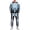 Z01-Black, variant on Men's Skeleton Hoodie and Sweatpants Set, Halloween Printed 2 Piece Outfit with Long Sleeve Pullover and Jogger Pants for Fall Parties, Casual Streetwear