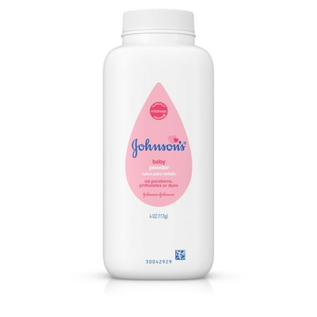 (4 pack) (4 Pack) Johnsonâs Baby Powder, Hypoallergenic, 4 oz