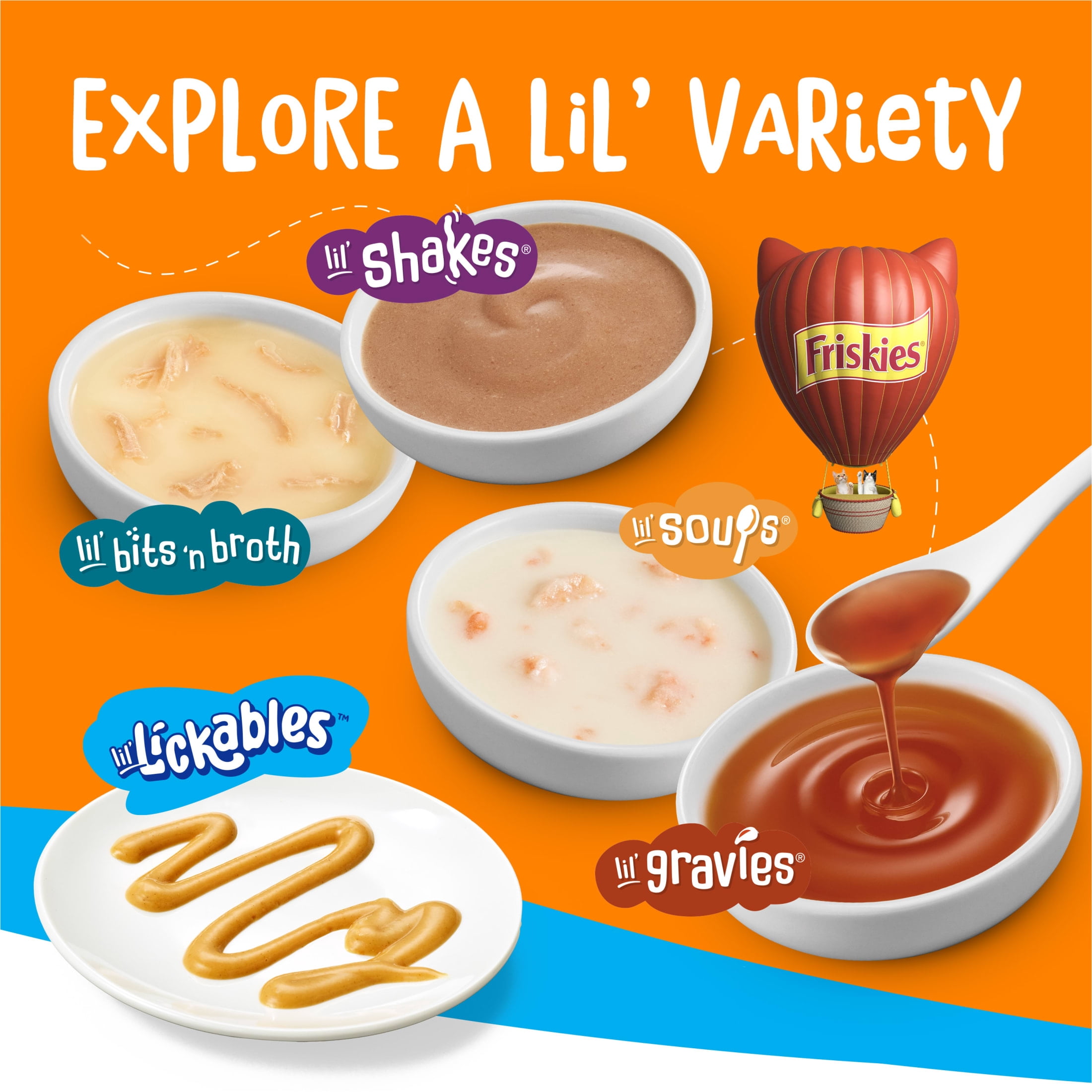 Purina Friskies lil’ Lickables With Chicken Lickable Cat Treats, 2 oz.