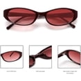 thumbnail image 4 of Retro Oval Sunglasses for Women 2026 90s Small Chic Cat Eye Sun Glasses Sunnies Lightweight Shades, 4 of 9