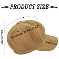 thumbnail image 4 of Newsboy Hats for Women, Vintage Baker Boy Cap Beret Style Soft & Warm Spring & Fall Fashion Accessories, 4 of 5