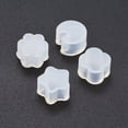 thumbnail image 3 of 20 pc Silicone Molds Resin Casting Molds For UV Resin Epoxy Resin Jewelry Making Moon/Flower/Star White 8~8.5x7.5~8x5mm Inner size: 6mm, 3 of 4