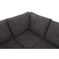 thumbnail image 5 of Ainehome Furniture 2 Pieces Living Room Set, L Shaped Sectional Sofa Chaise for Small Space, Left Hand Facing/Dark Brown, 5 of 8