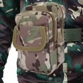 thumbnail image 3 of Riñonera de nailon duradera con sistema Molle antidesgaste, bolsa de camuflaje para deportes al aire libre, 3 of 8