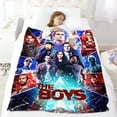 thumbnail image 5 of The Boys Flannel Blanket  Soft Sofa Bed Couch Throw Birthday Gift, 5 of 7