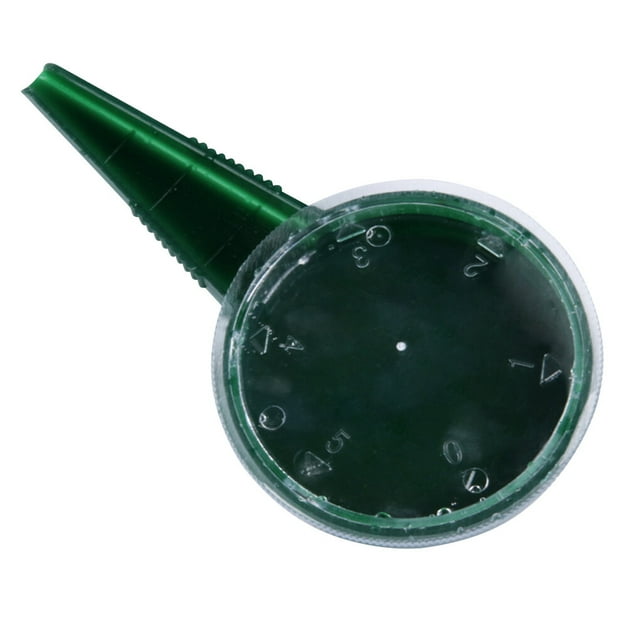 Seed Sower Plastic Handheld Gardening Seeder Adjustable Portable Seed Dispenser, Blackish Green