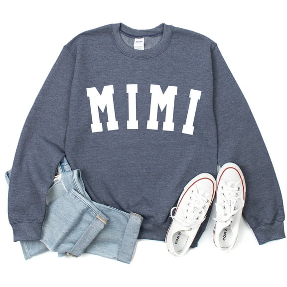 Verita Culture Mimi Condensed Women's Grandma Graphic Crew Neck Long Sleeve Sweatshirt Top