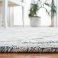 thumbnail image 4 of SAFAVIEH Restoration Vintage Isla Geometric Area Rug, Blue/Ivory, 6' x 6' Square, 4 of 8