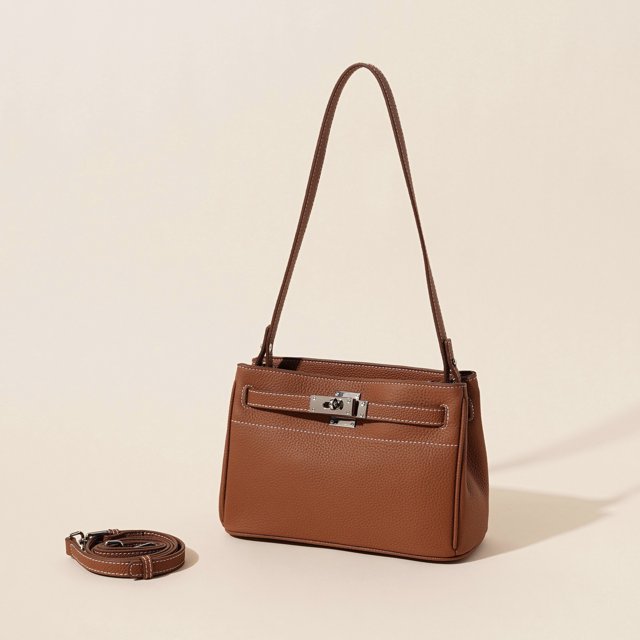 Bolso Kelly de piel de vaca de alta calidad con capa superior, nuevo bolso retro con cierre debajo del brazo, bolso de hombro de cuero genuino, bolso de mano, bolso tipo mensajero