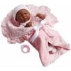 "La Newborn 15.5"" Soft-Body Realistic Newborn Baby Doll Deluxe Layette Gift Set with Bunting"